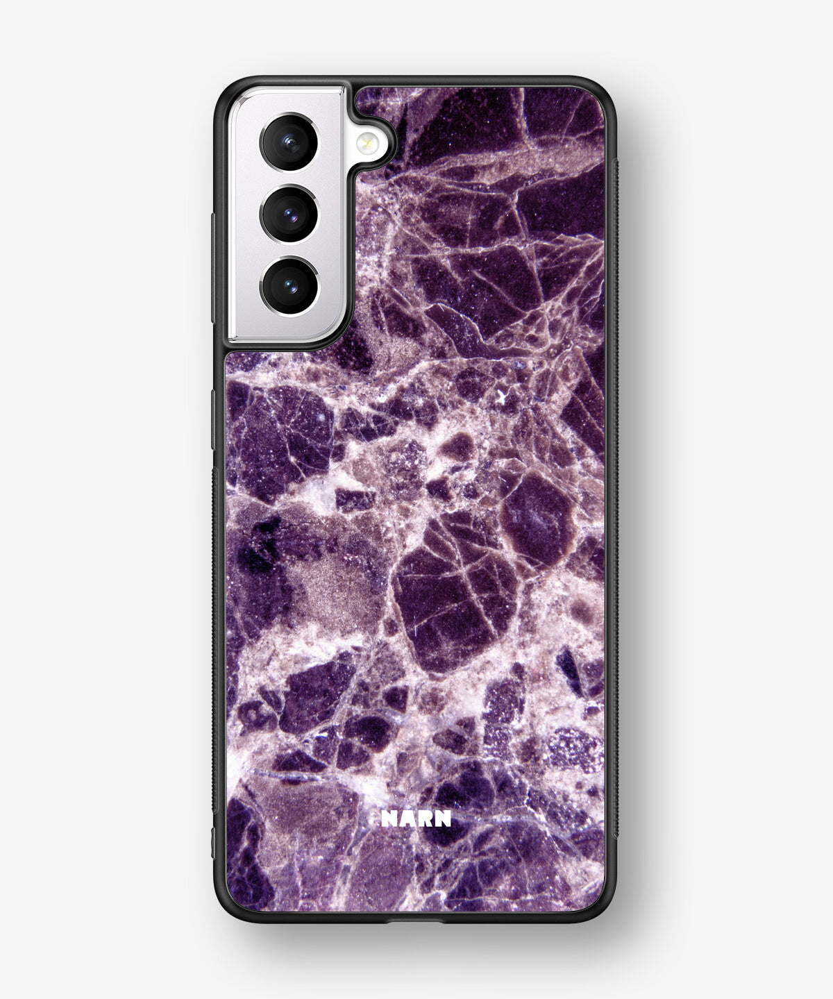 Samsung Galaxy S21 Hard Case – Purple Marble - View 1