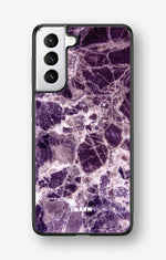 Samsung Galaxy S21 Hard Case – Purple Marble - View 1