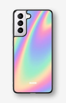 Samsung Galaxy S21 Hard Case – Rainbow Haze - View 1
