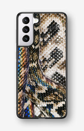 Samsung Galaxy S21 Hard Case – Shining Snakeskin - View 1