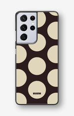 Samsung Galaxy S21 Ultra Hard Case – Bold Dots - View 1