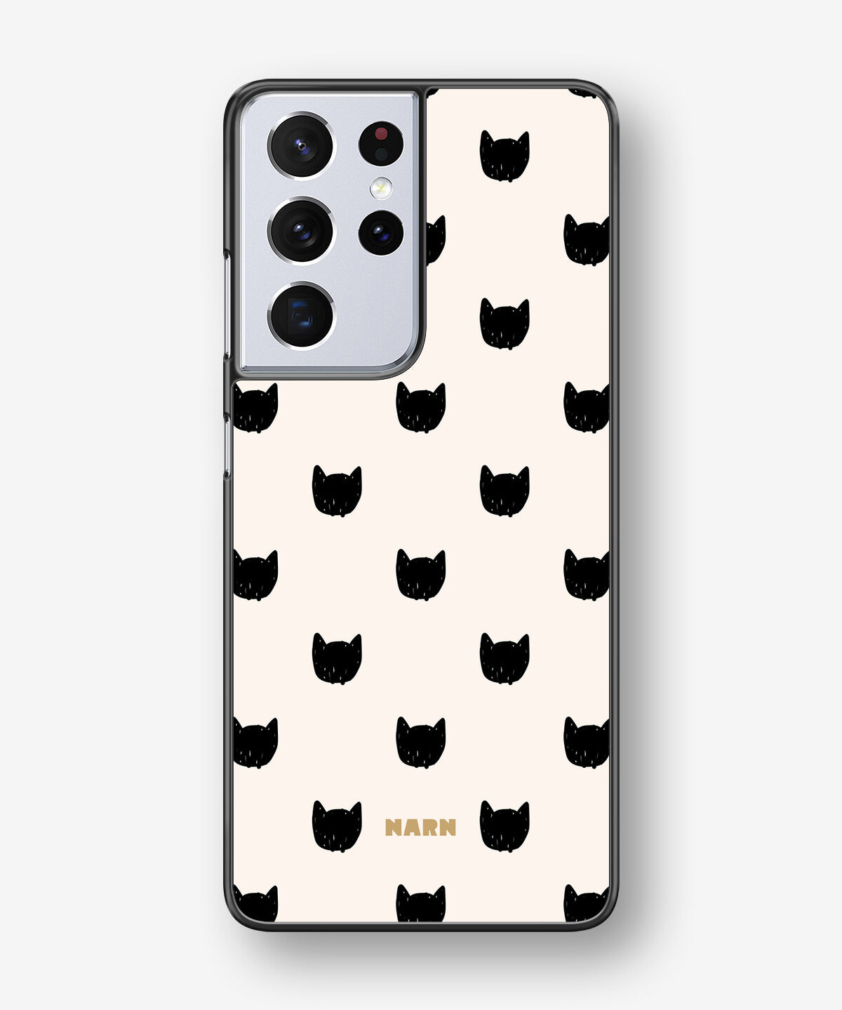 Samsung Galaxy S21 Ultra Hard Case – Kitty Dots - View 1