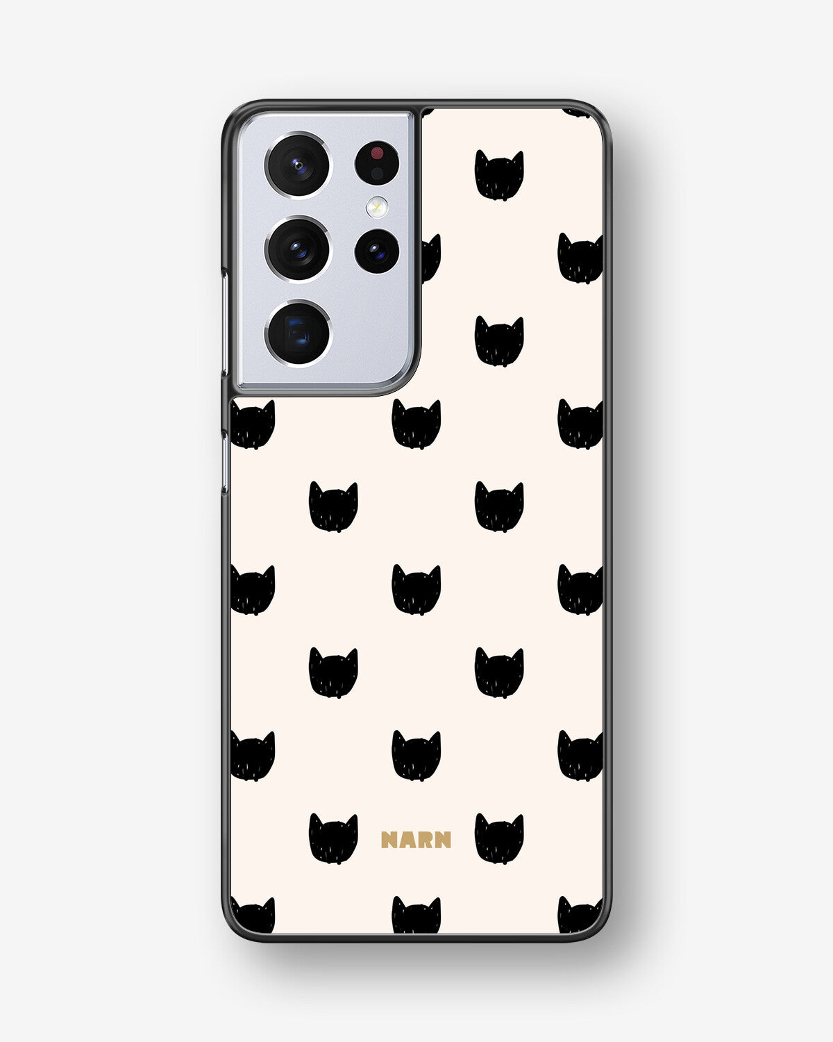 Samsung Galaxy S21 Ultra Hard Case – Kitty Dots - View 1