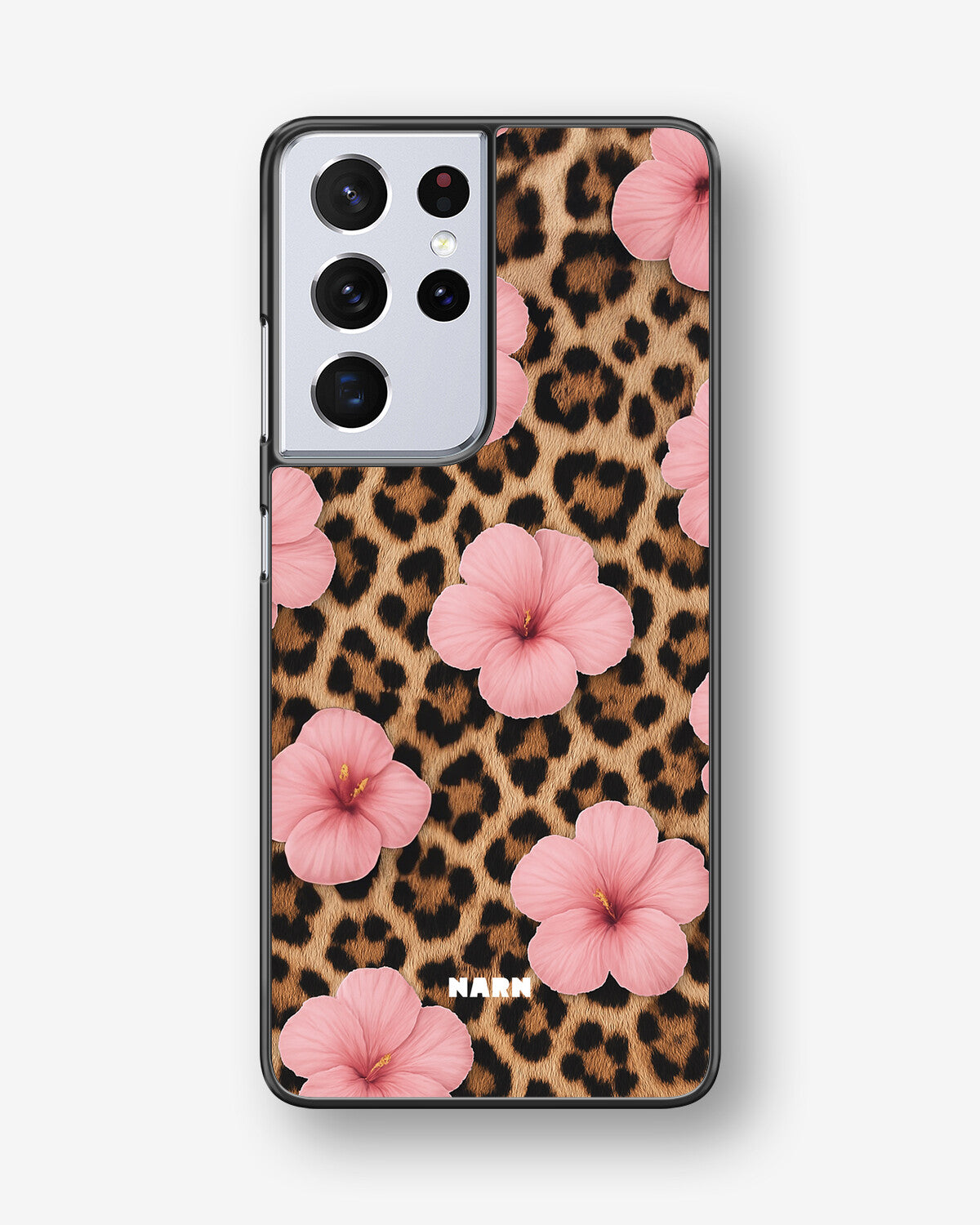 Samsung Galaxy S21 Ultra Hard Case – Leopard Flower - View 1