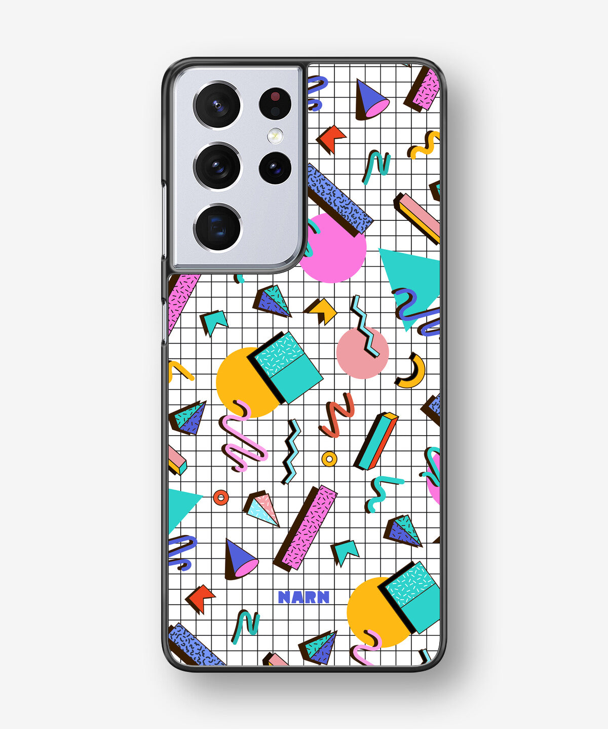 Samsung Galaxy S21 Ultra Hard Case – 80s Memphis - View 1