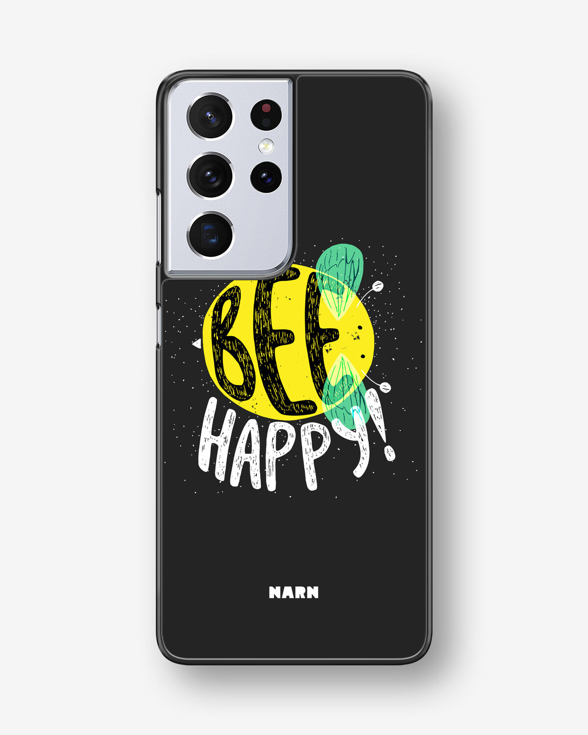 Samsung Galaxy S21 Ultra Hard Case – BEE Happy - View 1