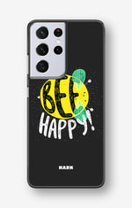 Samsung Galaxy S21 Ultra Hard Case – BEE Happy - View 1