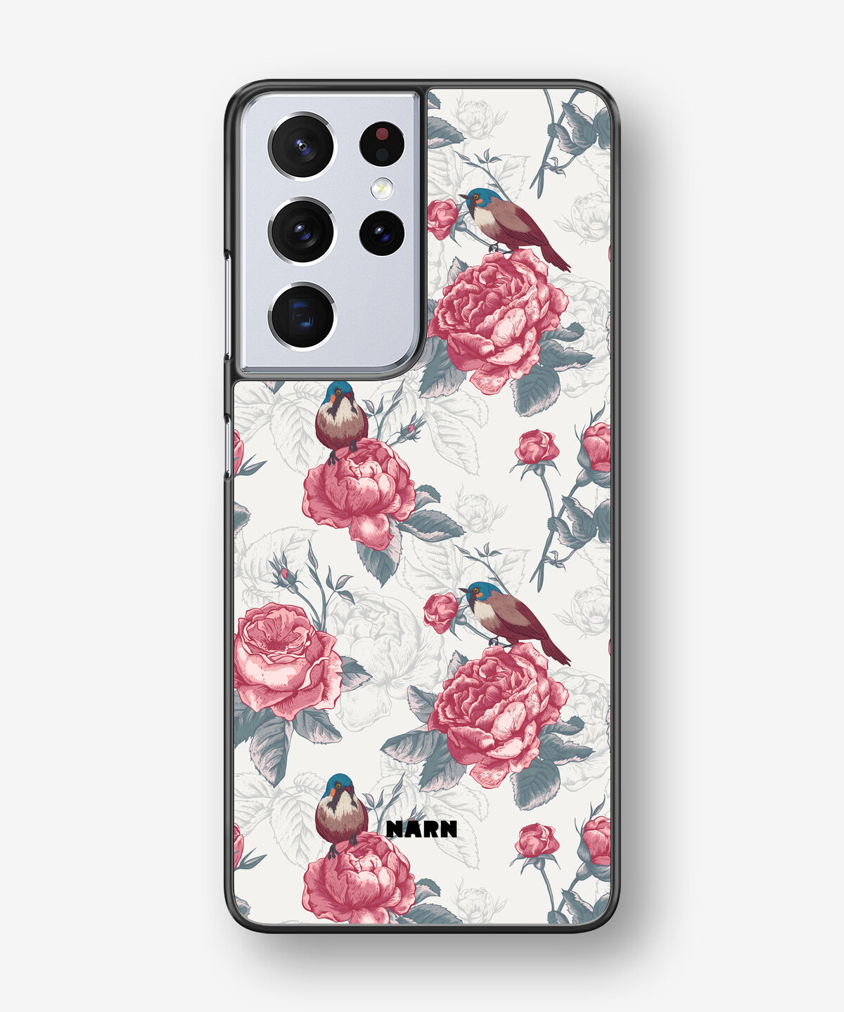 Samsung Galaxy S21 Ultra Hard Case – Birds Among Roses - View 1