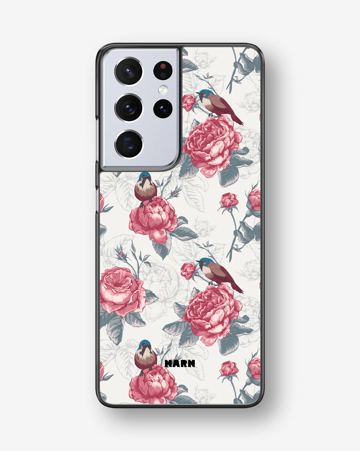 Samsung Galaxy S21 Ultra Hard Case – Birds Among Roses - View 1