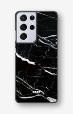 Samsung Galaxy S21 Ultra Hard Case – Black Marble - View 1