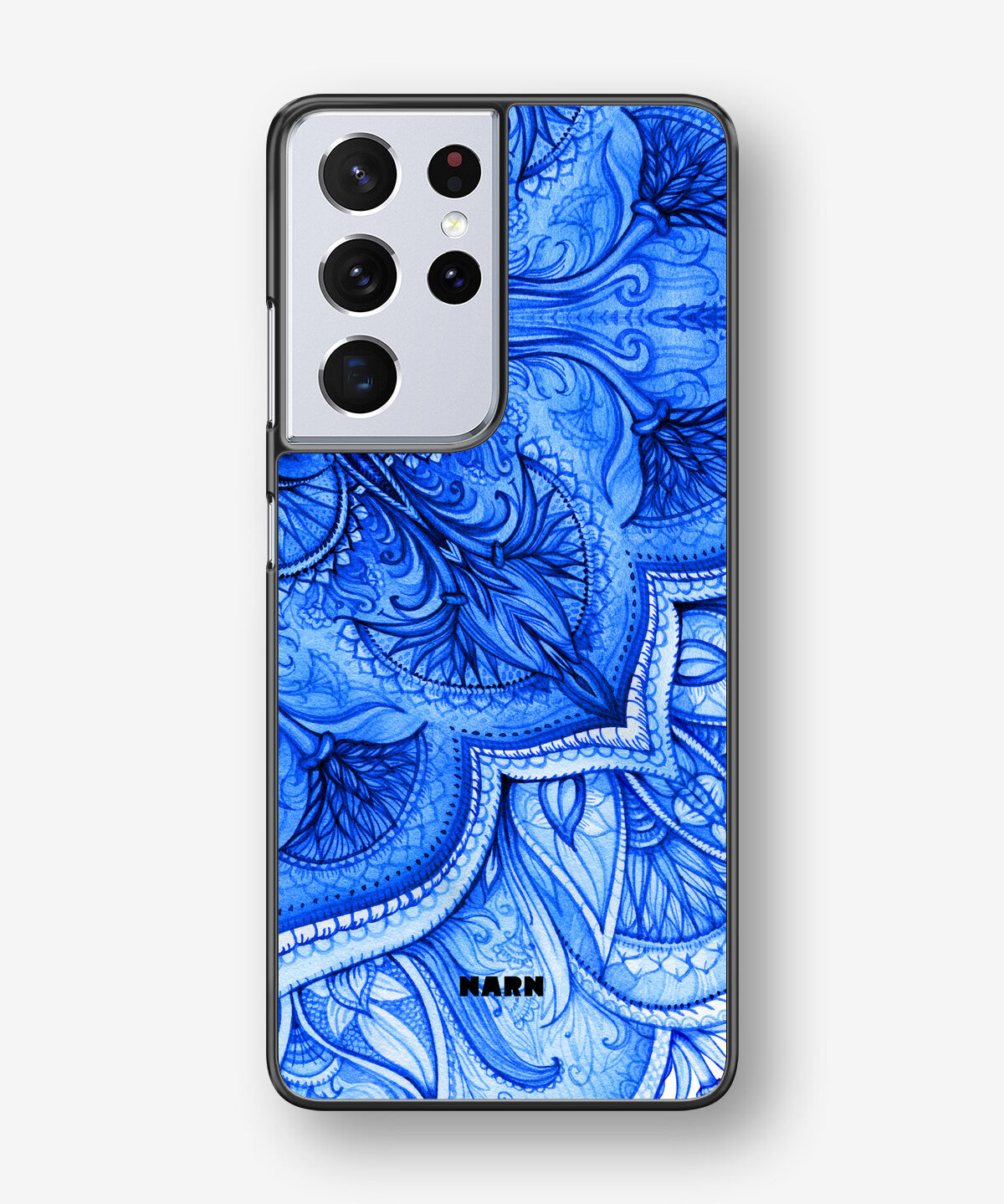 Samsung Galaxy S21 Ultra Hard Case – Blue Vintage - View 1