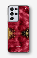 Samsung Galaxy S21 Ultra Hard Case – Burgendy Shimmer - View 1