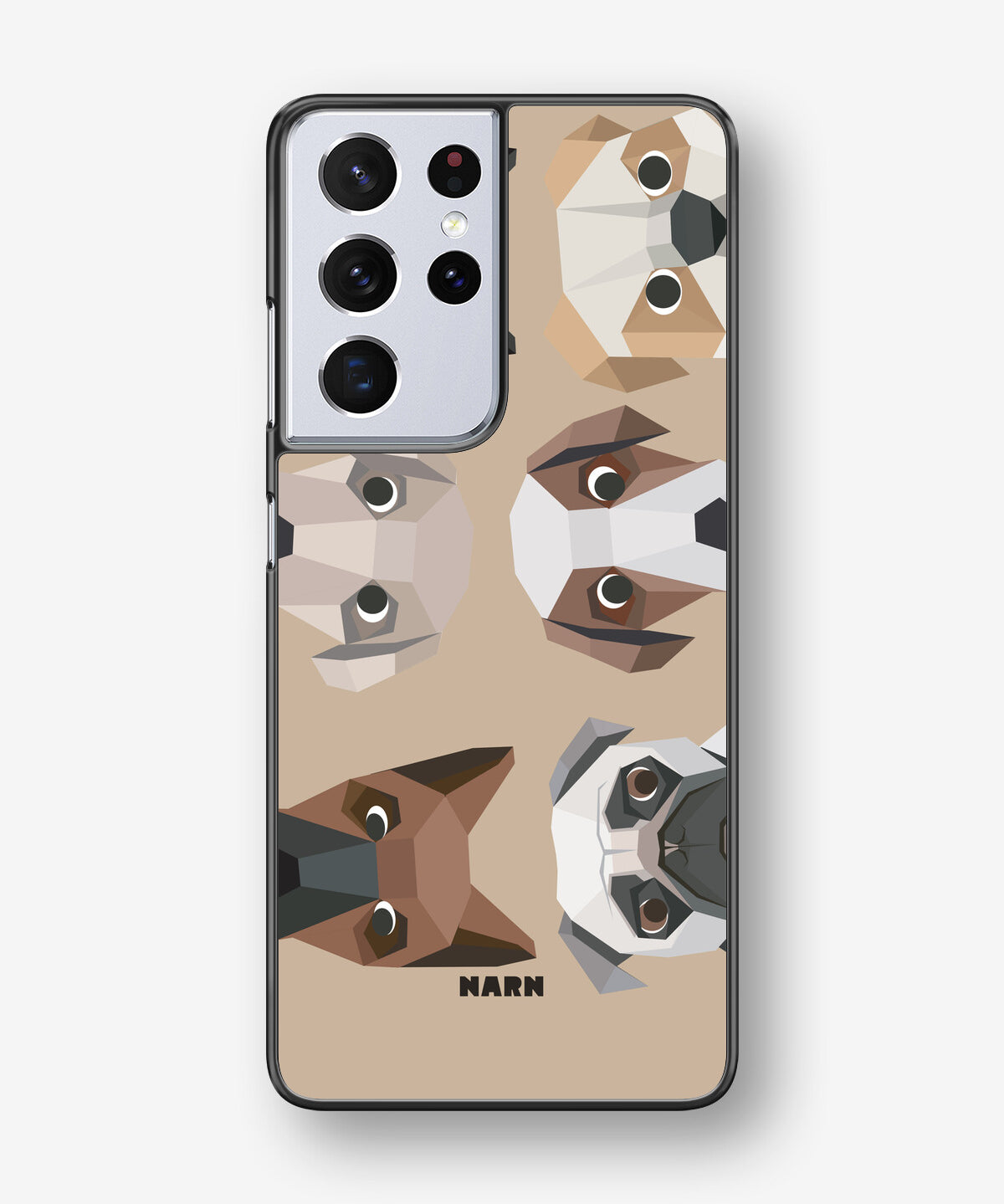 Samsung Galaxy S21 Ultra Hard Case – Cute Dogs - View 1