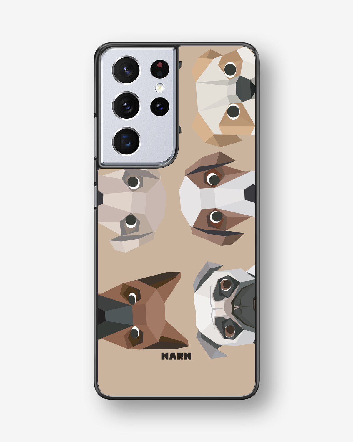 Samsung Galaxy S21 Ultra Hard Case – Cute Dogs - View 1