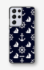 Samsung Galaxy S21 Ultra Hard Case – Deep Blue Voyage - View 1