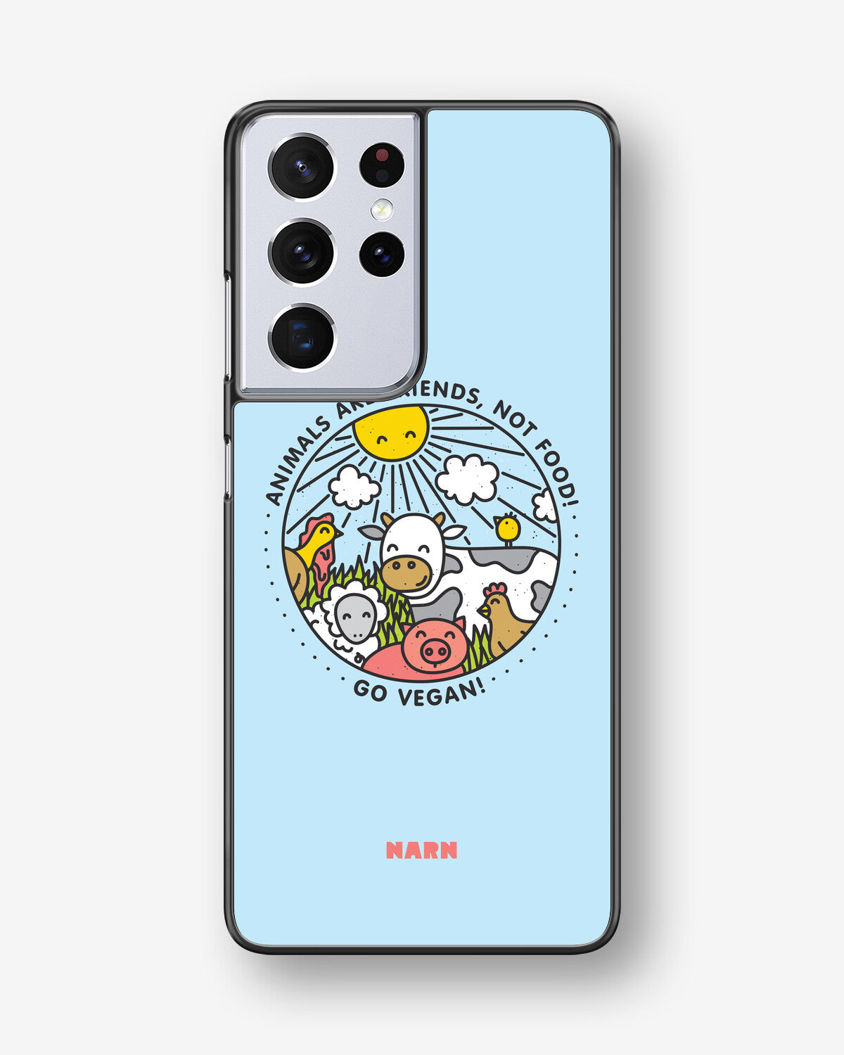 Samsung Galaxy S21 Ultra Hard Case – Friends, Not Food - View 1