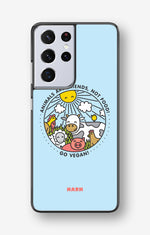 Samsung Galaxy S21 Ultra Hard Case – Friends, Not Food - View 1