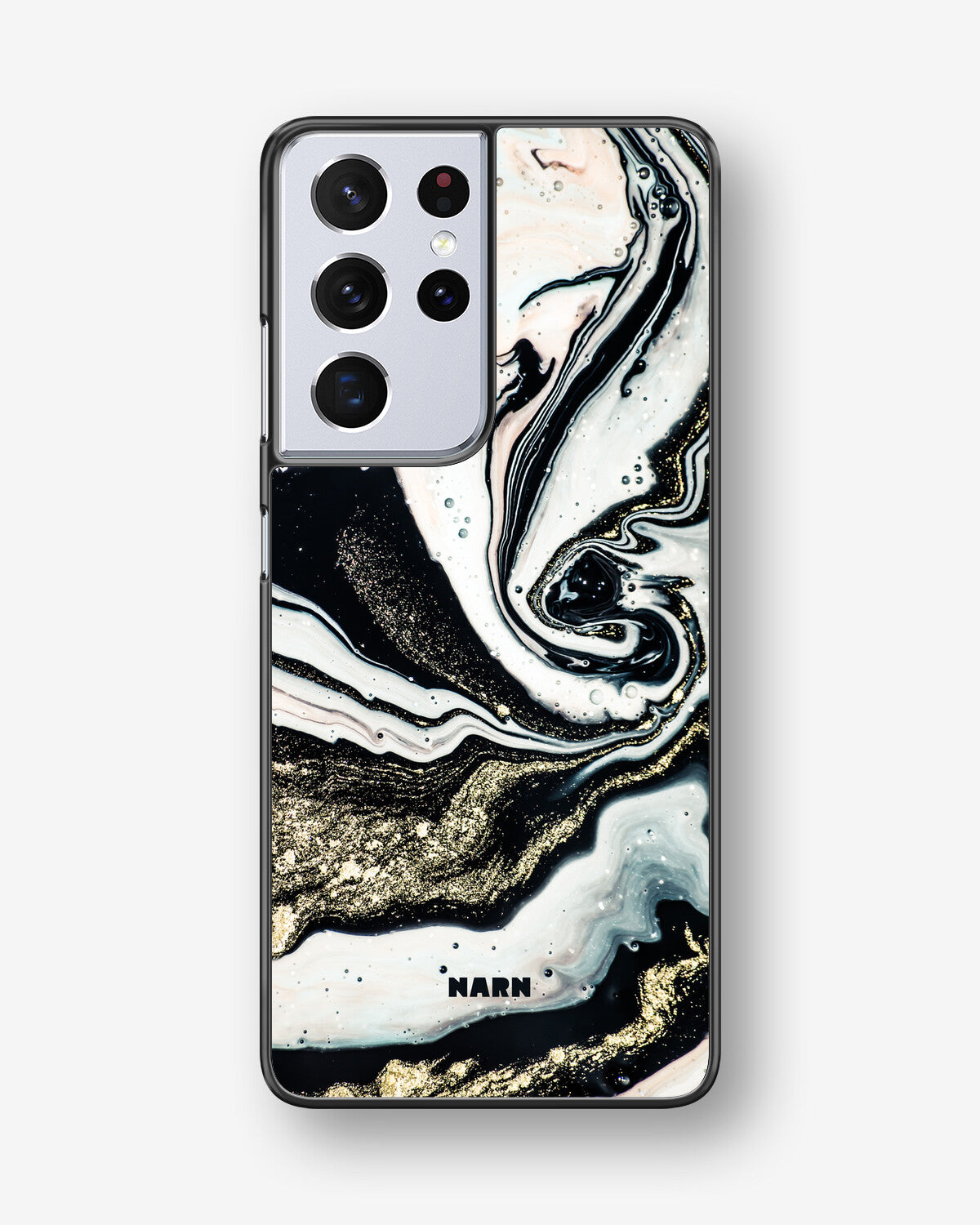 Samsung Galaxy S21 Ultra Hard Case – Golden Swirl - View 1