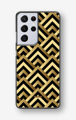 Samsung Galaxy S21 Ultra Hard Case – Goldline - View 1