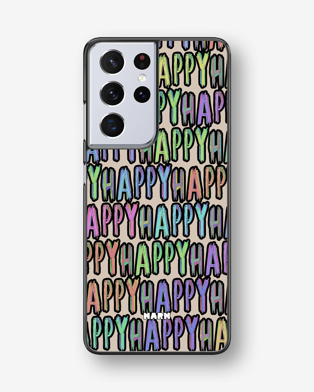 Samsung Galaxy S21 Ultra Hard Case – Happy - View 1