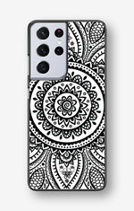 Samsung Galaxy S21 Ultra Hard Case – Henna Mandala - View 1