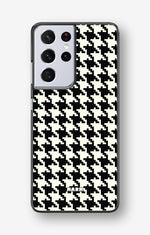 Samsung Galaxy S21 Ultra Hard Case – Houndstooth - View 1
