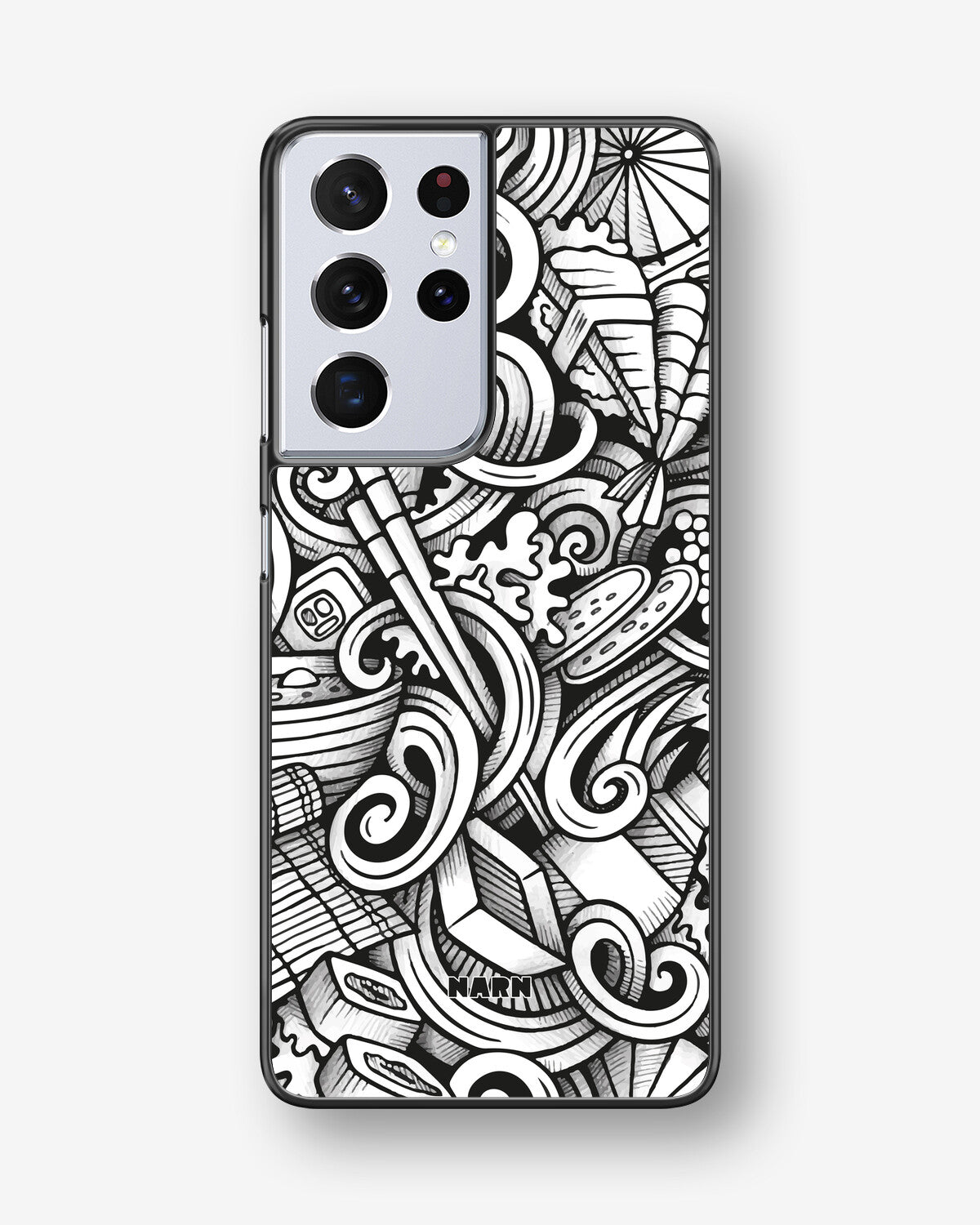 Samsung Galaxy S21 Ultra Hard Case – Japanese Pattern - View 1