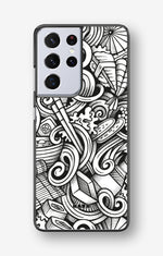 Samsung Galaxy S21 Ultra Hard Case – Japanese Pattern - View 1