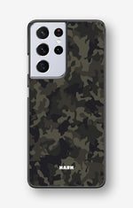 Samsung Galaxy S21 Ultra Hard Case – Jungle Green Camo - View 1