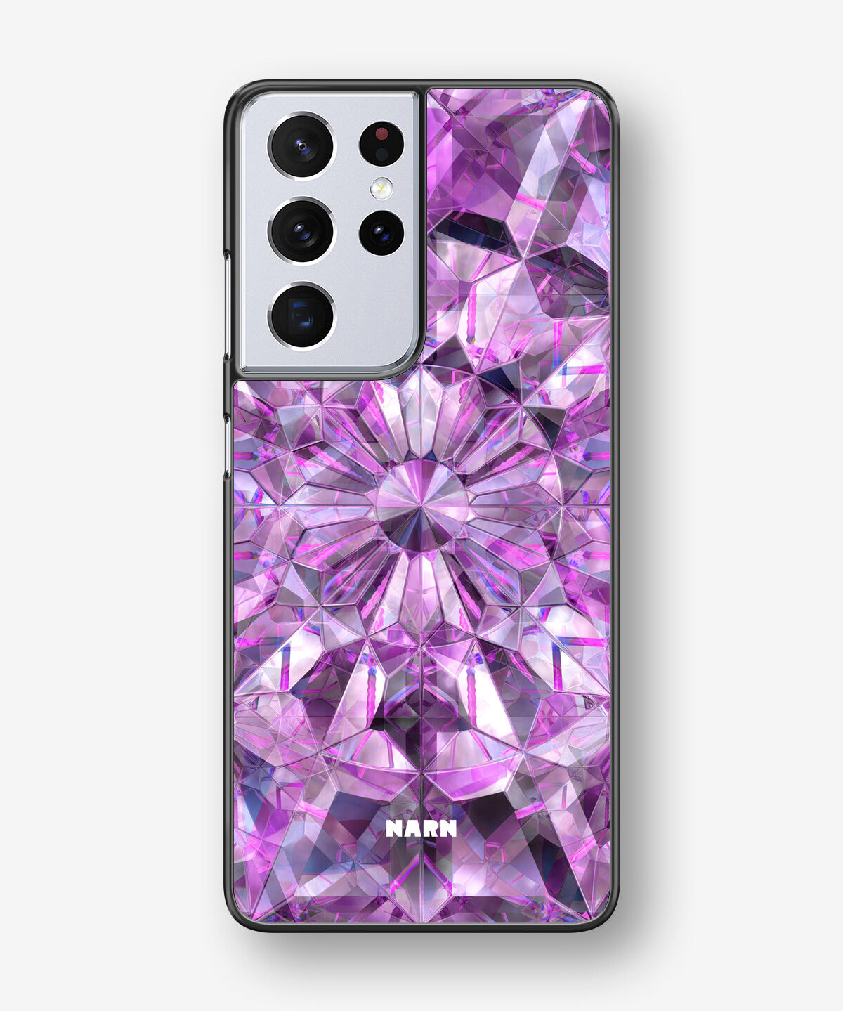 Samsung Galaxy S21 Ultra Hard Case – Lavender Crystals - View 1