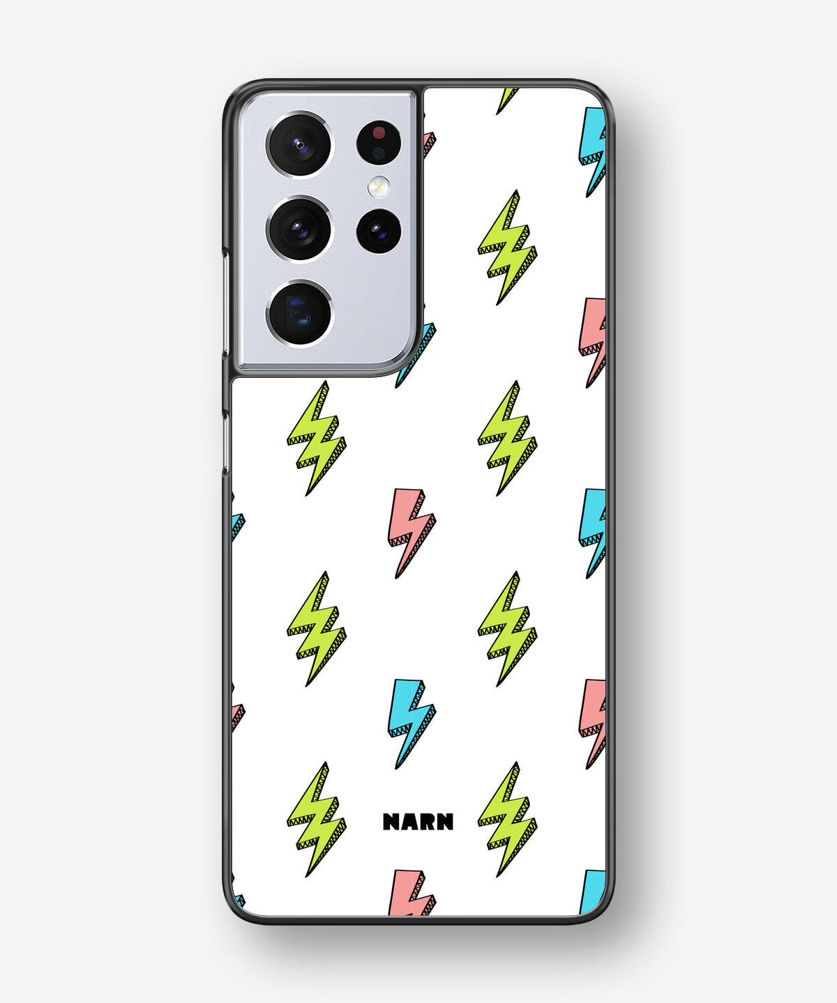 Samsung Galaxy S21 Ultra Hard Case – Lightning Bolts - View 1