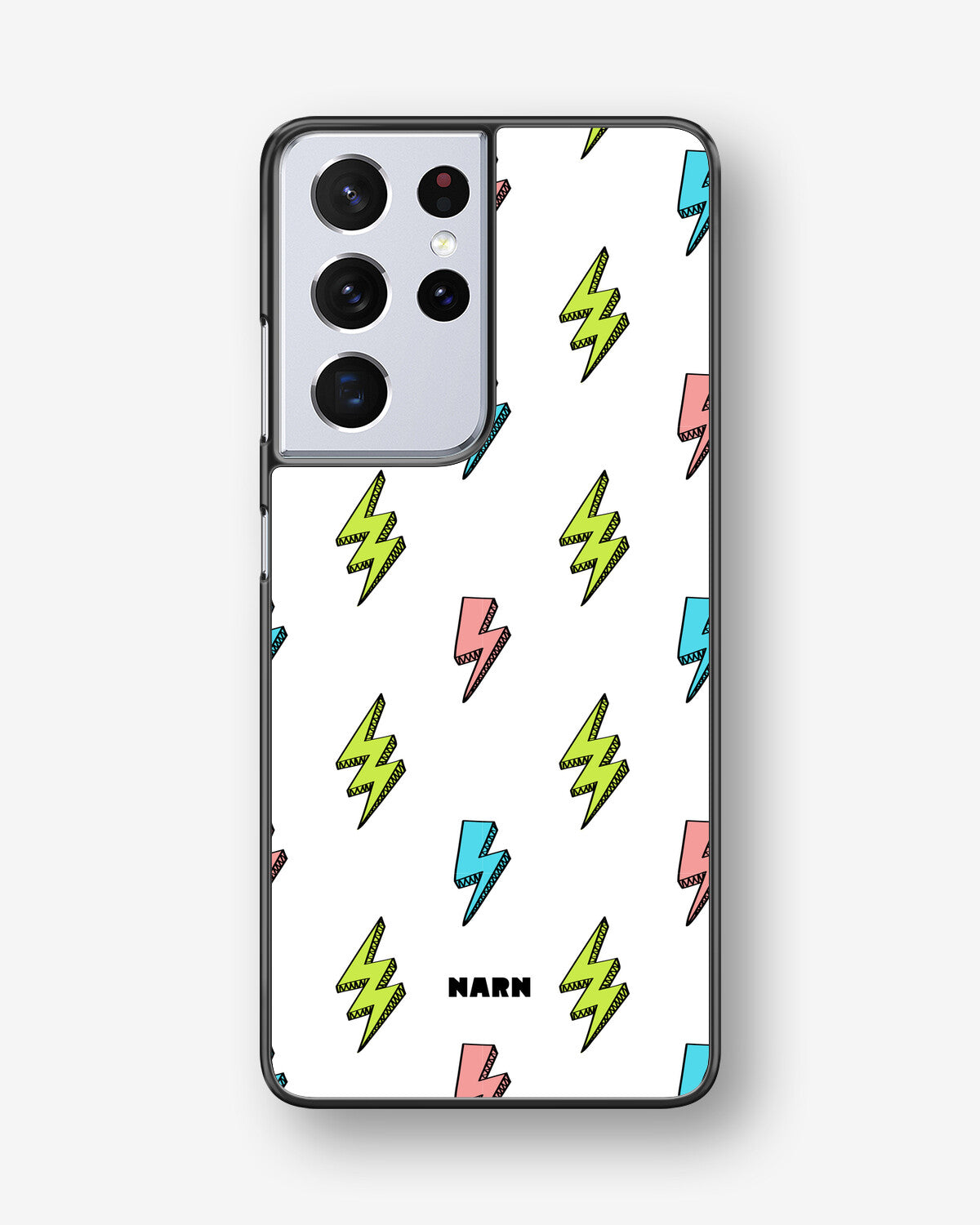Samsung Galaxy S21 Ultra Hard Case – Lightning Bolts - View 1