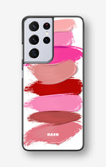 Samsung Galaxy S21 Ultra Hard Case – Lipstick Smears - View 1