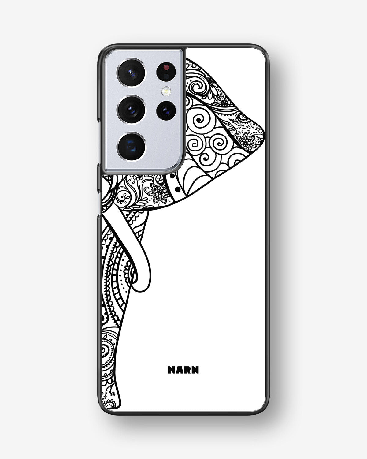 Samsung Galaxy S21 Ultra Hard Case – Mandala Elephant - View 1