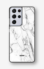 Samsung Galaxy S21 Ultra Hard Case – Milky Marble - View 1