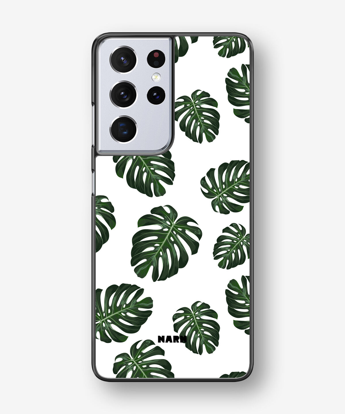 Samsung Galaxy S21 Ultra Hard Case – Monstera Pattern - View 1