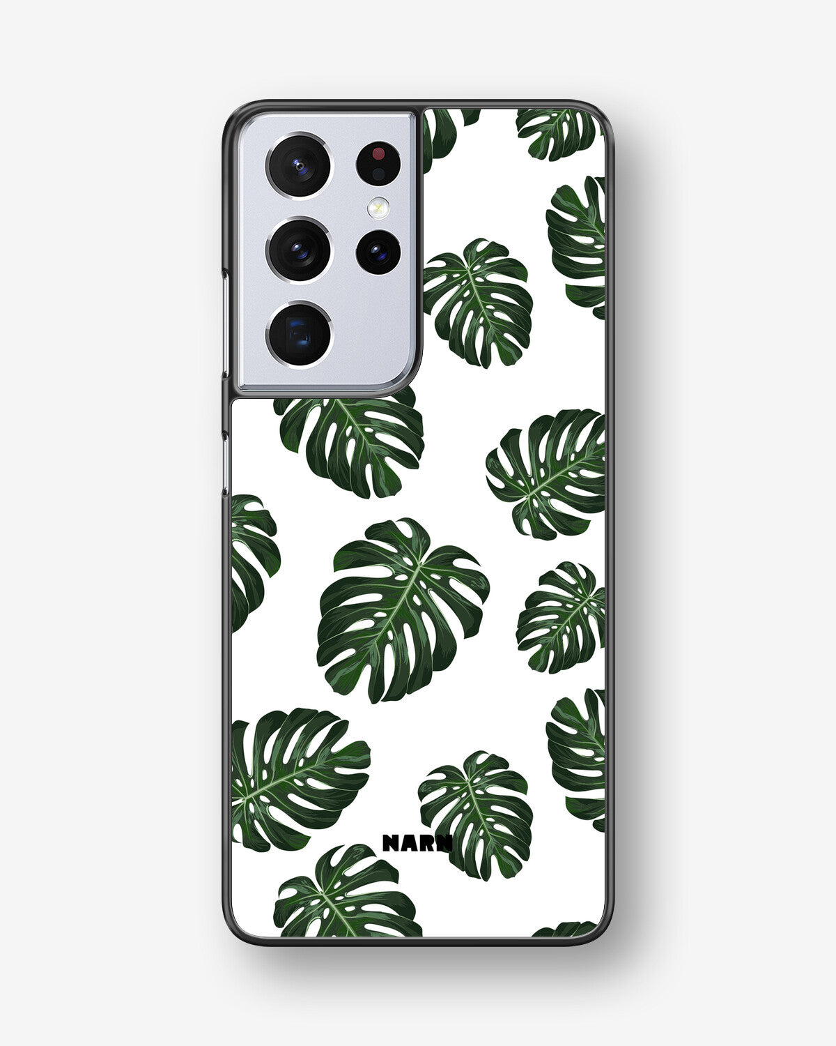 Samsung Galaxy S21 Ultra Hard Case – Monstera Pattern - View 1
