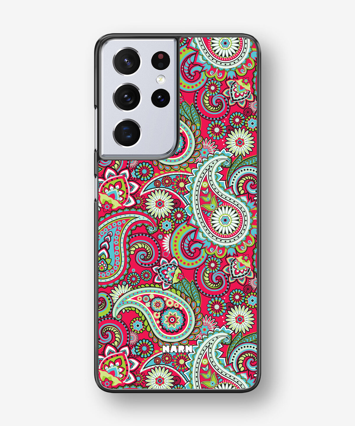 Samsung Galaxy S21 Ultra Hard Case – Paisley Paradise - View 1
