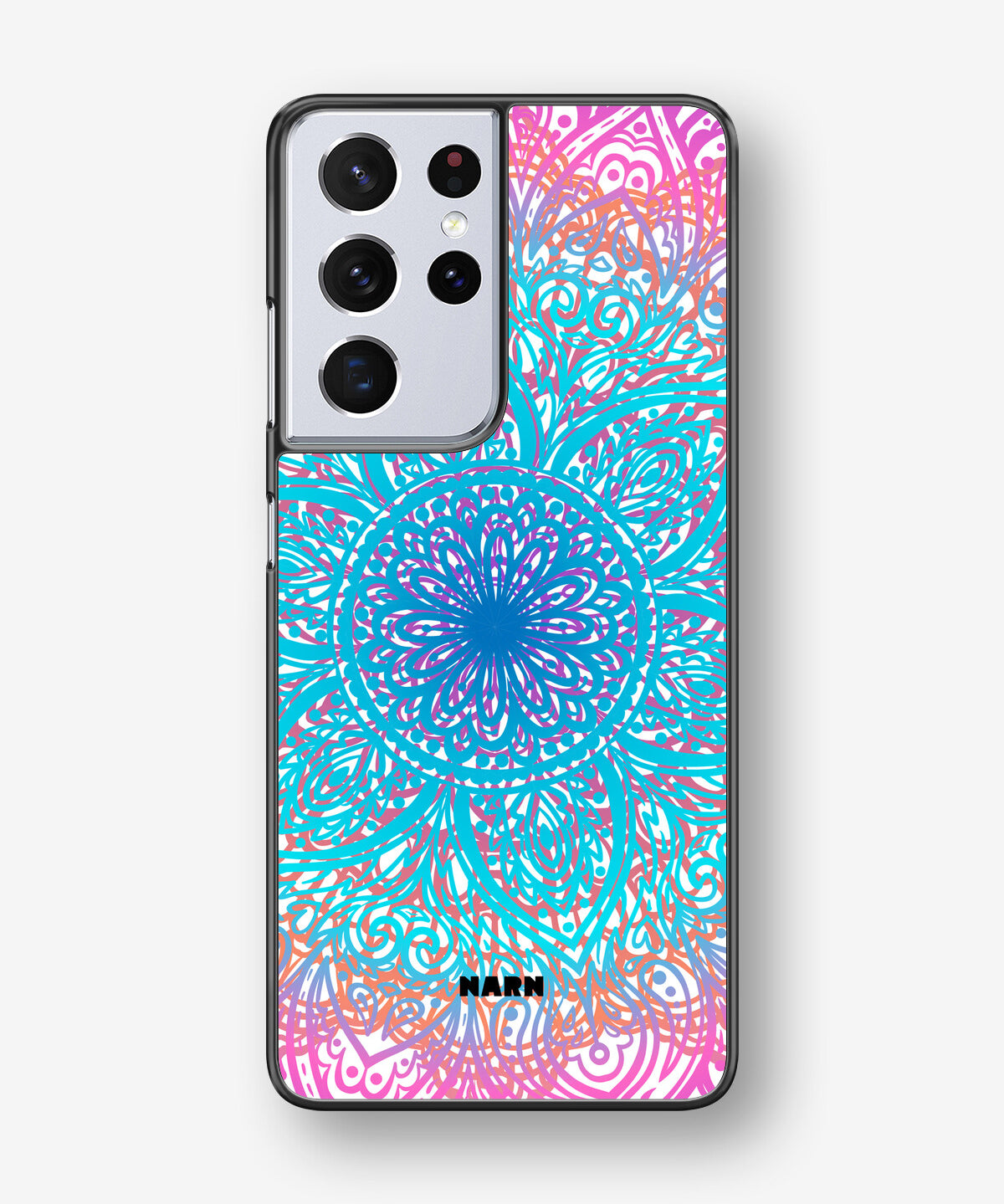 Samsung Galaxy S21 Ultra Hard Case – Pastel Mandala - View 1