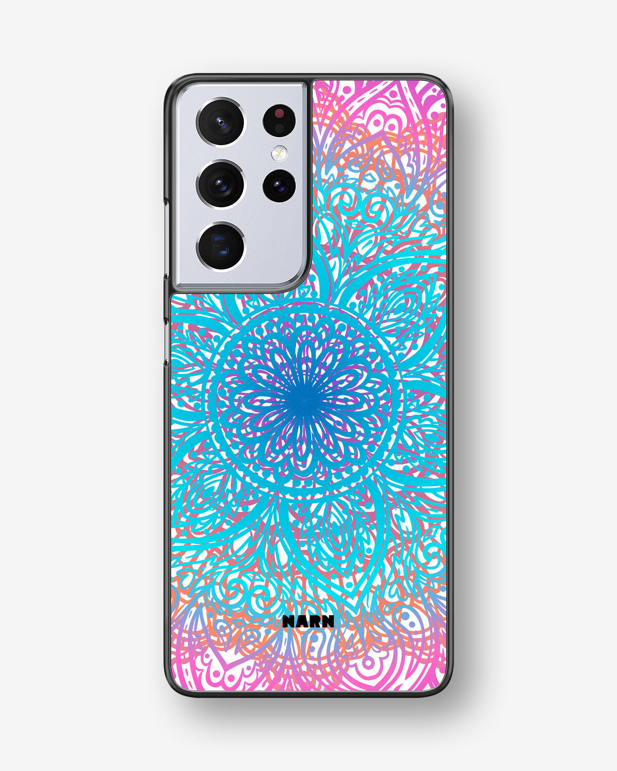 Samsung Galaxy S21 Ultra Hard Case – Pastel Mandala - View 1