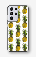 Samsung Galaxy S21 Ultra Hard Case – Pineapple Bliss - View 1