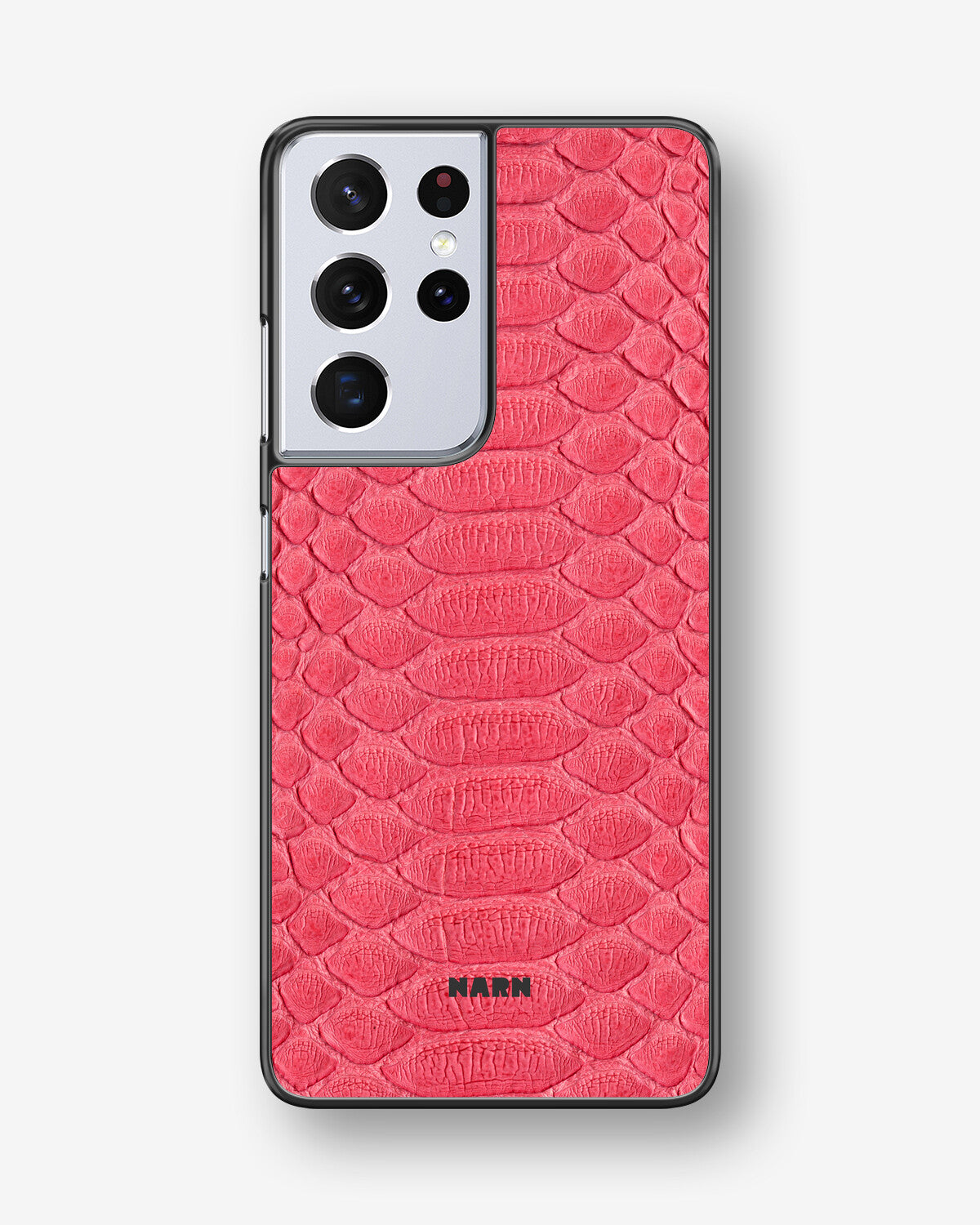 Samsung Galaxy S21 Ultra Hard Case – Pink Snake - View 1