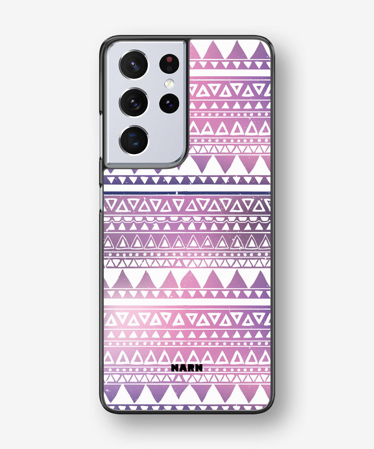 Samsung Galaxy S21 Ultra Hard Case – Purple Aztec - View 1