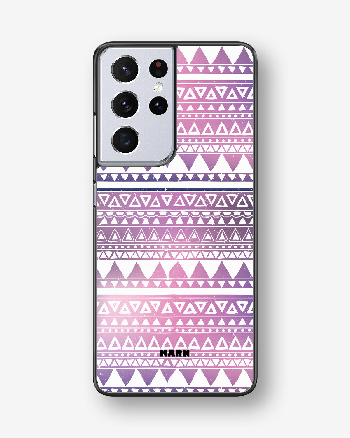 Samsung Galaxy S21 Ultra Hard Case – Purple Aztec - View 1