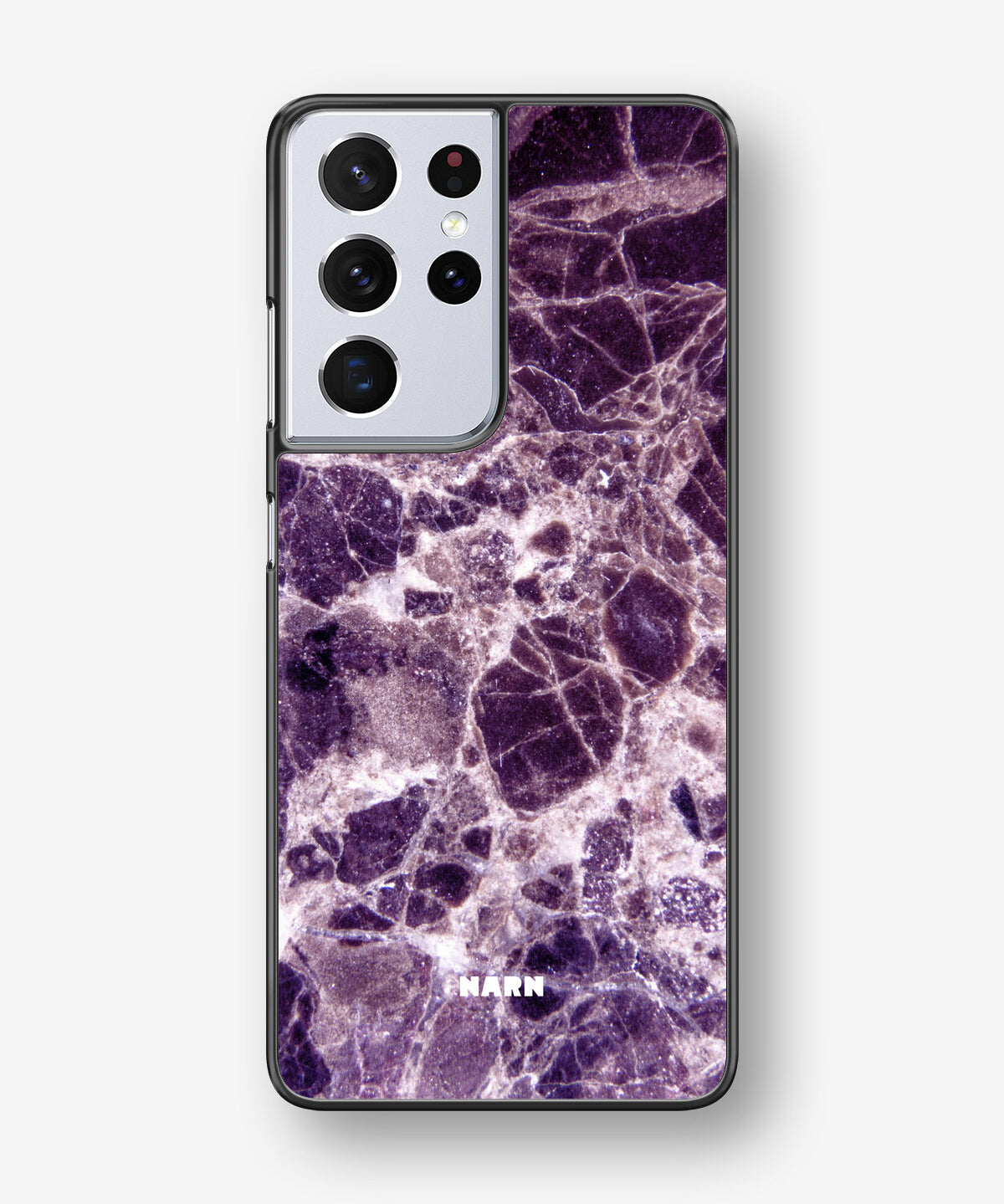 Samsung Galaxy S21 Ultra Hard Case – Purple Marble - View 1