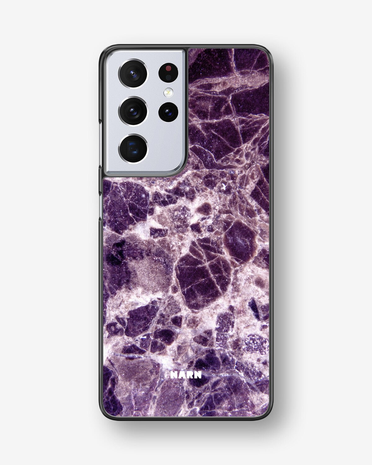 Samsung Galaxy S21 Ultra Hard Case – Purple Marble - View 1