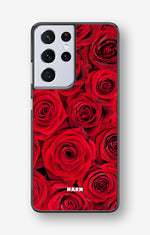 Samsung Galaxy S21 Ultra Hard Case – Red Roses - View 1