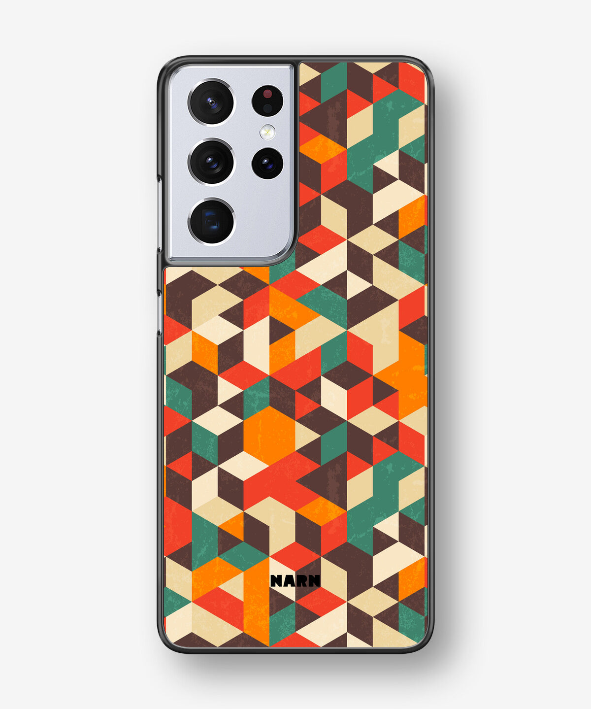 Samsung Galaxy S21 Ultra Hard Case – Retro Geometric - View 1