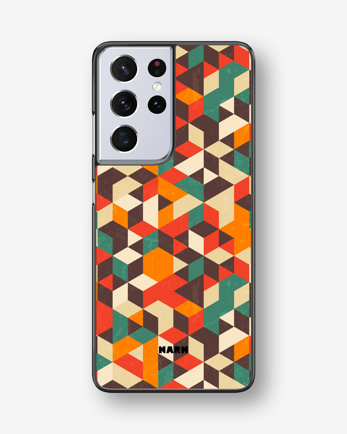 Samsung Galaxy S21 Ultra Hard Case – Retro Geometric - View 1