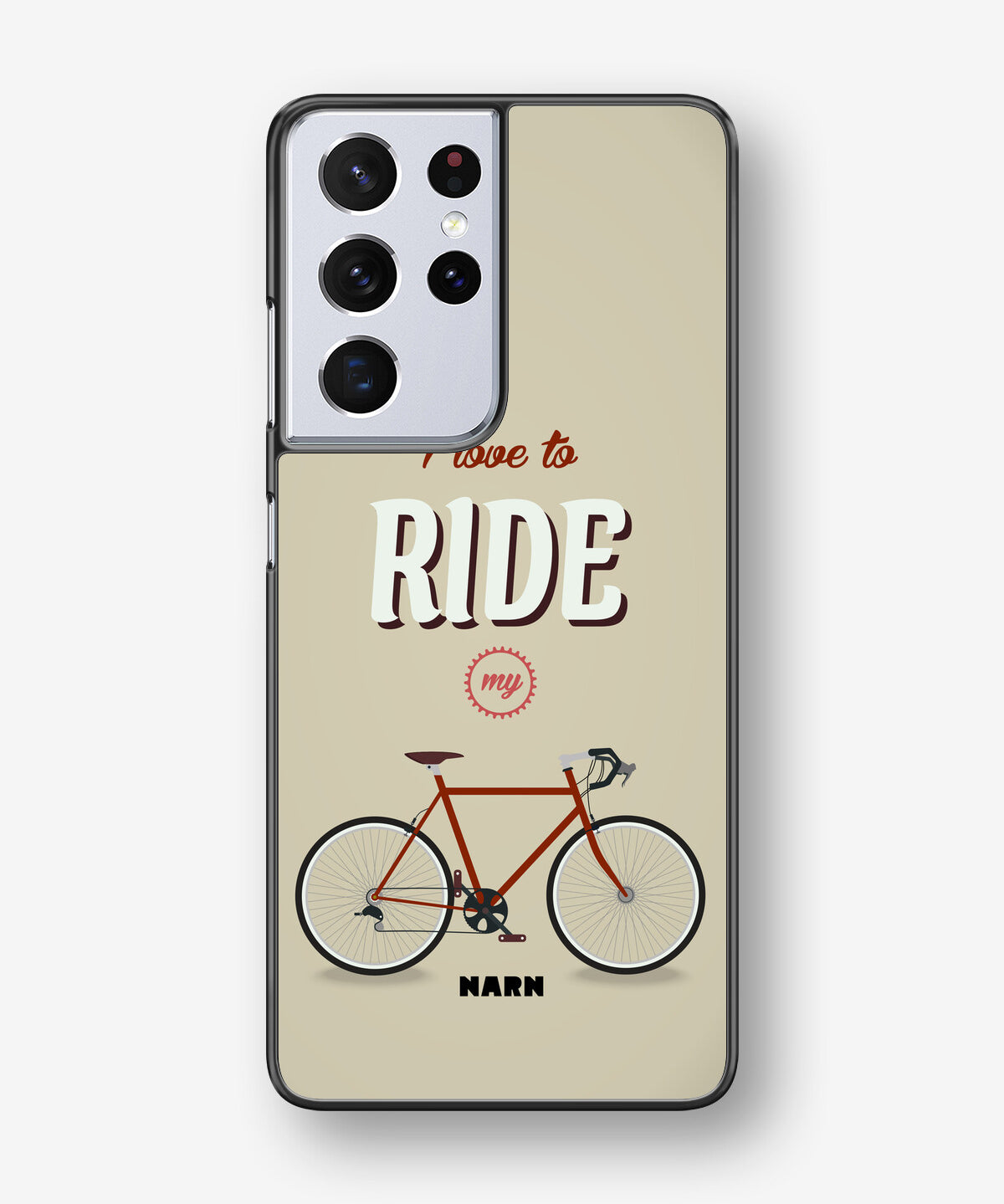 Samsung Galaxy S21 Ultra Hard Case – Ride My Bicycle - View 1